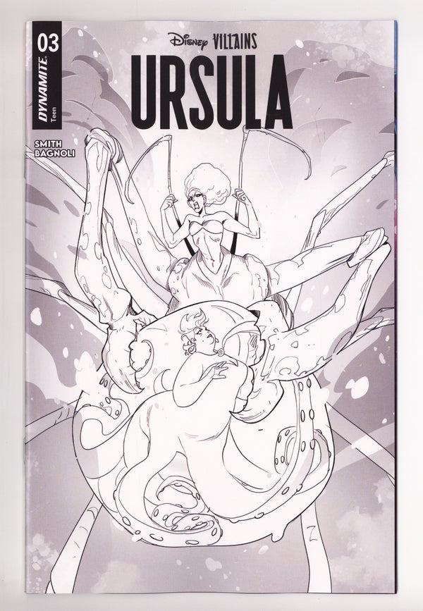 Disney Villains Ursula  3 Andolfo  B&W Variant   (2026)