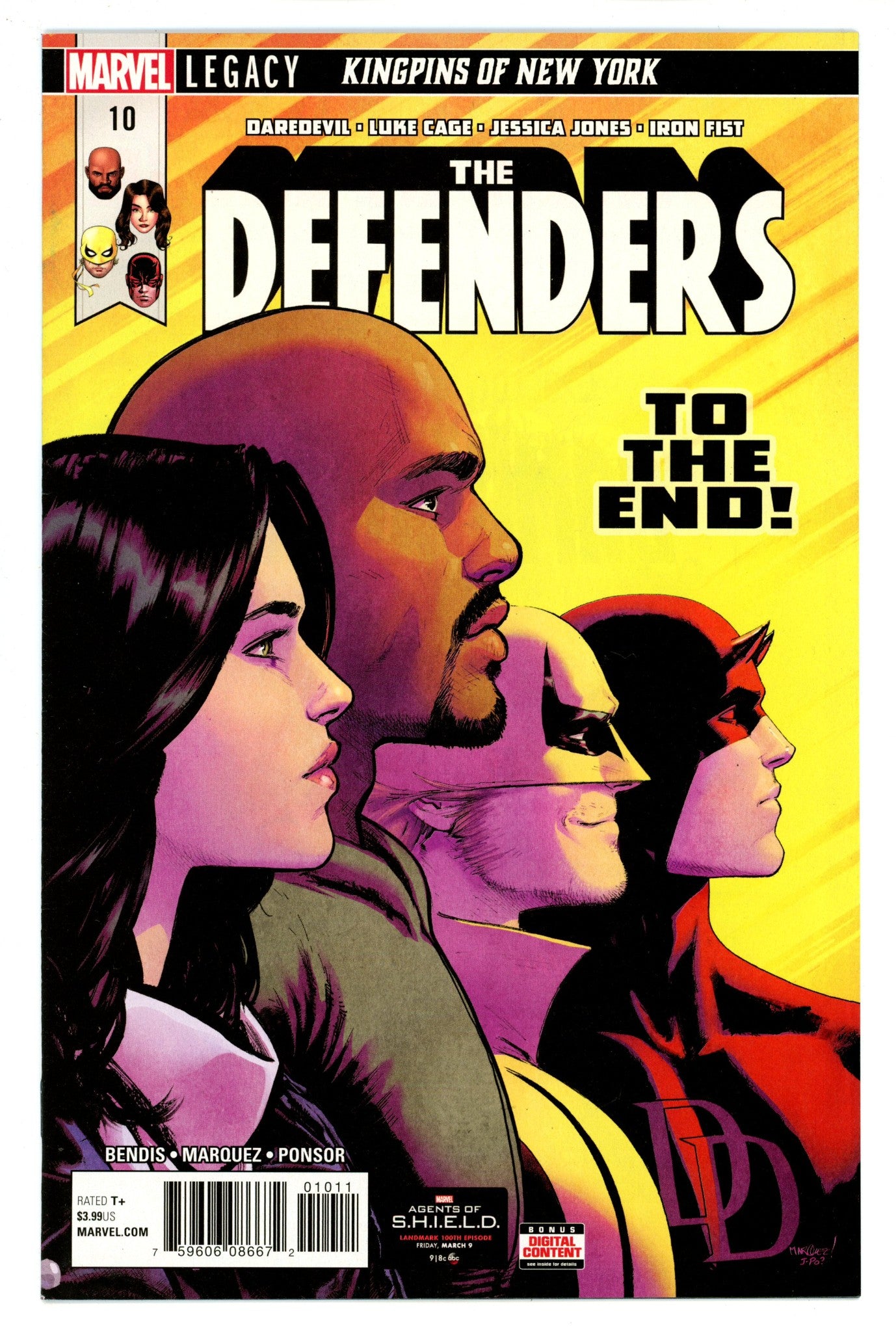 Defenders Vol 5 10 High Grade (2018) 