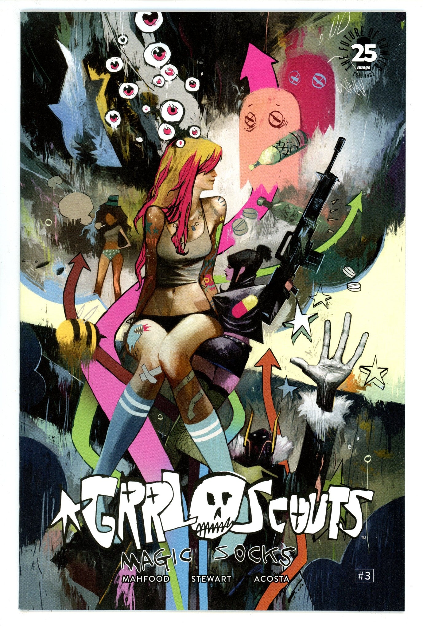 Grrl Scouts: Magic Socks 3 High Grade (2017) Huddleston Variant 