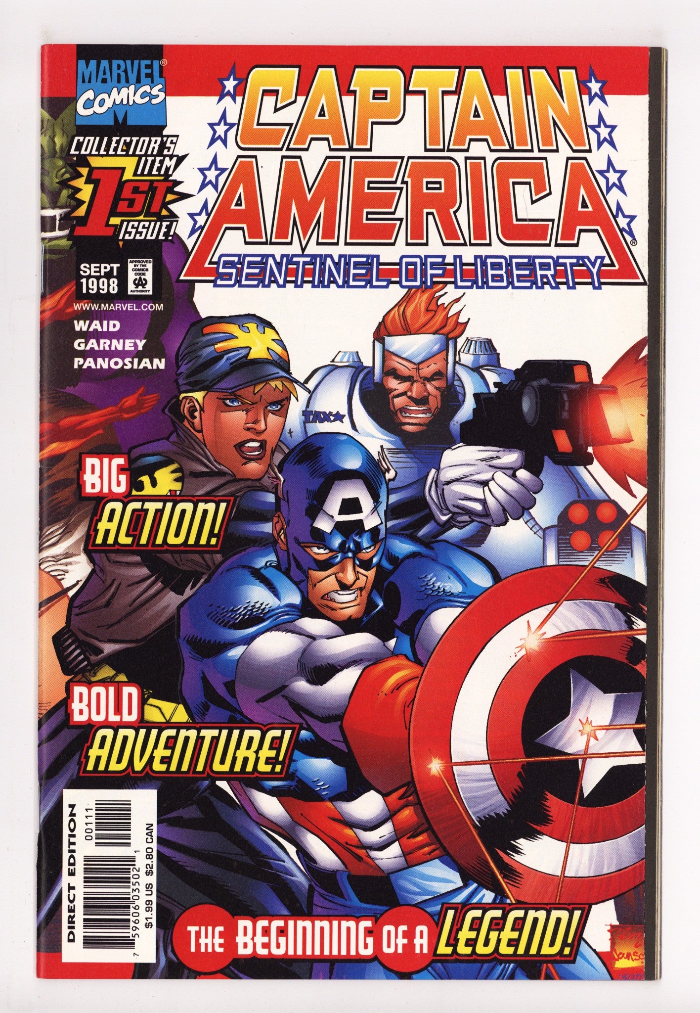 Captain America: Sentinel of Liberty Vol 1 1 High Grade (1998) 