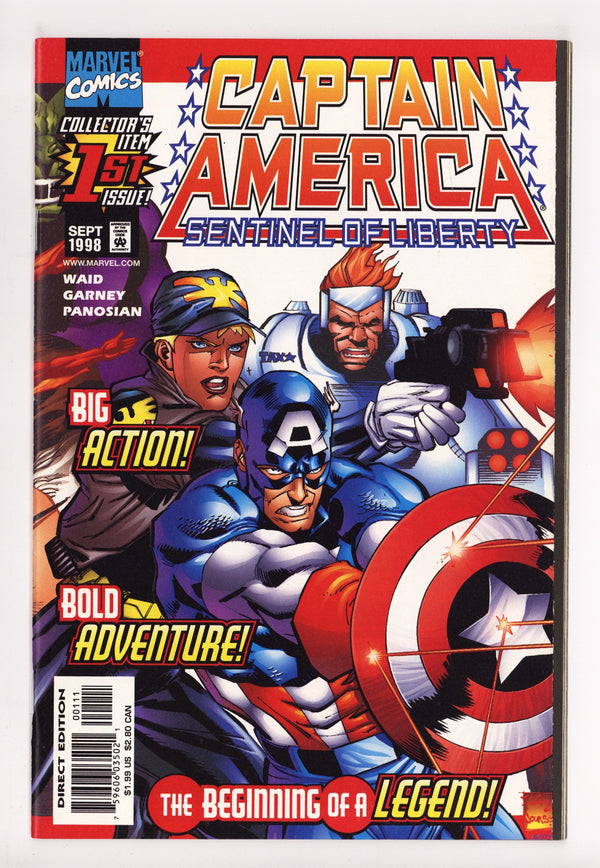 Captain America: Sentinel of Liberty Vol 1 1 High Grade (1998)
