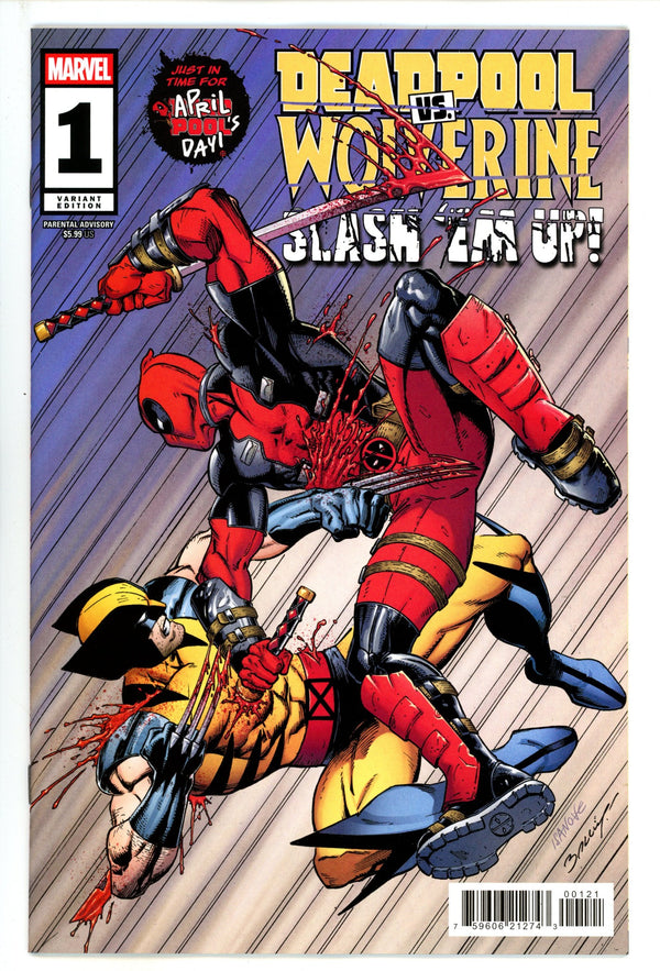 Deadpool Vs. Wolverine: Slash 'Em Up 1 Bagley Variant (2025)