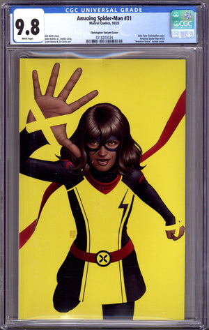 The Amazing Spider-Man Vol 6 31 (925) CGC 9.8 (NM/M) (2023) Christopher Negative Space Variant
