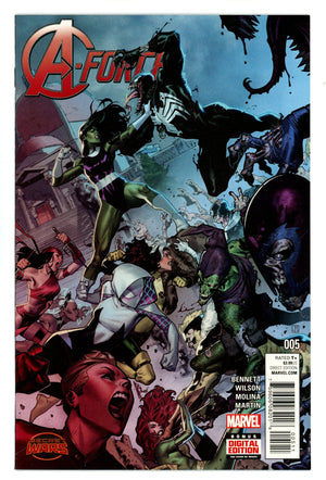 A-Force Vol 1 5 High Grade (2015) 