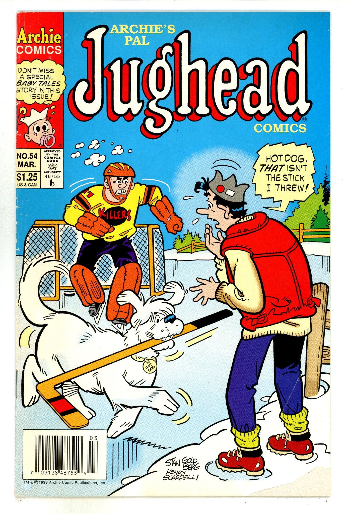 Archie's Pal Jughead Comics  54  Very Low Grade  (1994)  Newsstand  