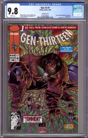Gen 13 Vol 2 1 CGC 9.8 (NM/M) (1995) Cleary Friendly Neighbourhood Variant