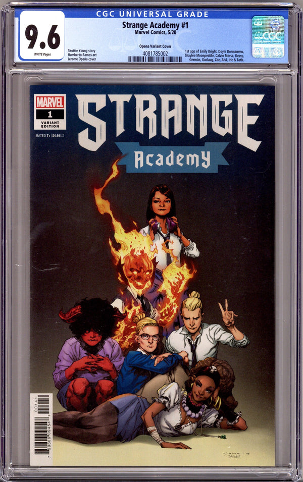 Strange Academy Vol 1 1 CGC 9.6 (NM+) (2020) Opena Incentive Variant