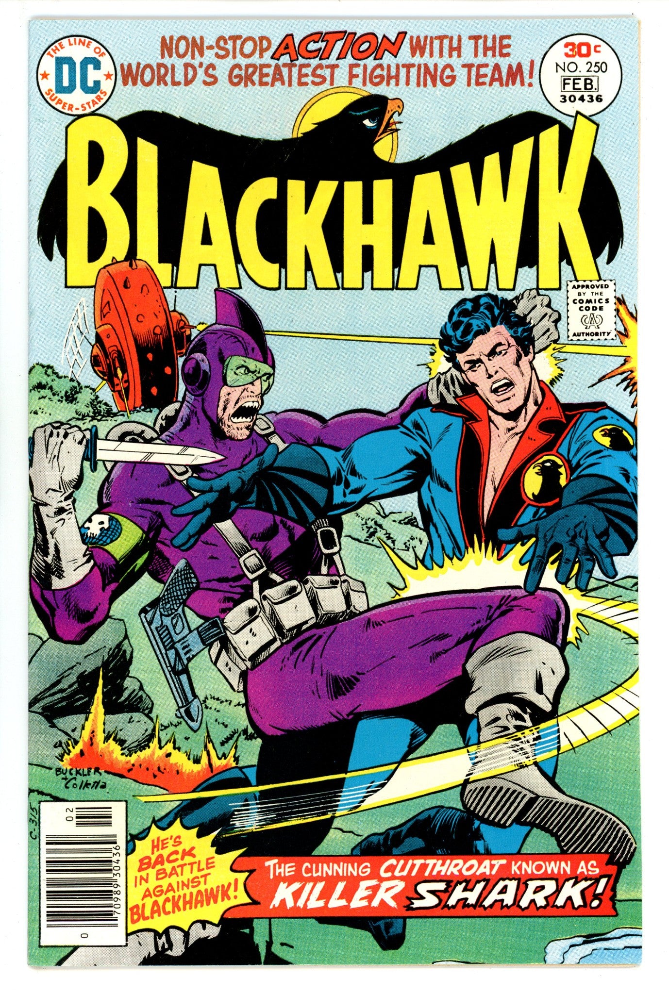 Blackhawk Vol 1 250  NM- (9.2)  (1977)   
