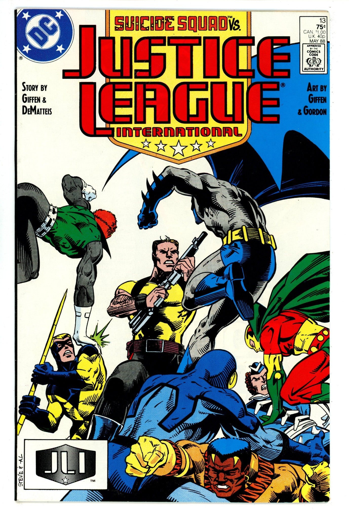 Justice League International 13 High Grade (1988) 
