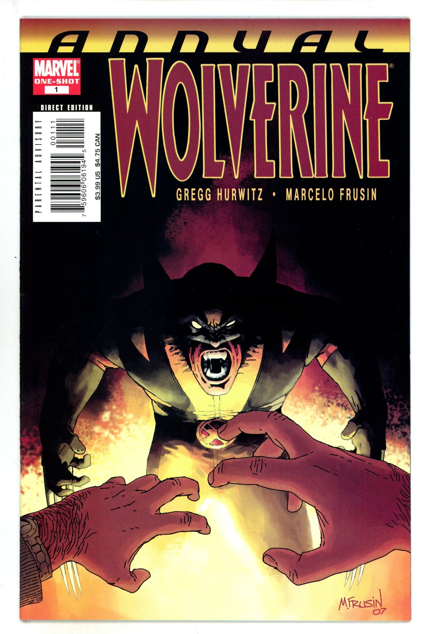 Wolverine Annual Vol 3 1 High Grade (2007) 
