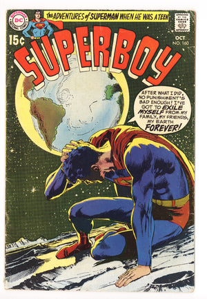 Superboy Vol 1 160 VG (4.0) (1969) 