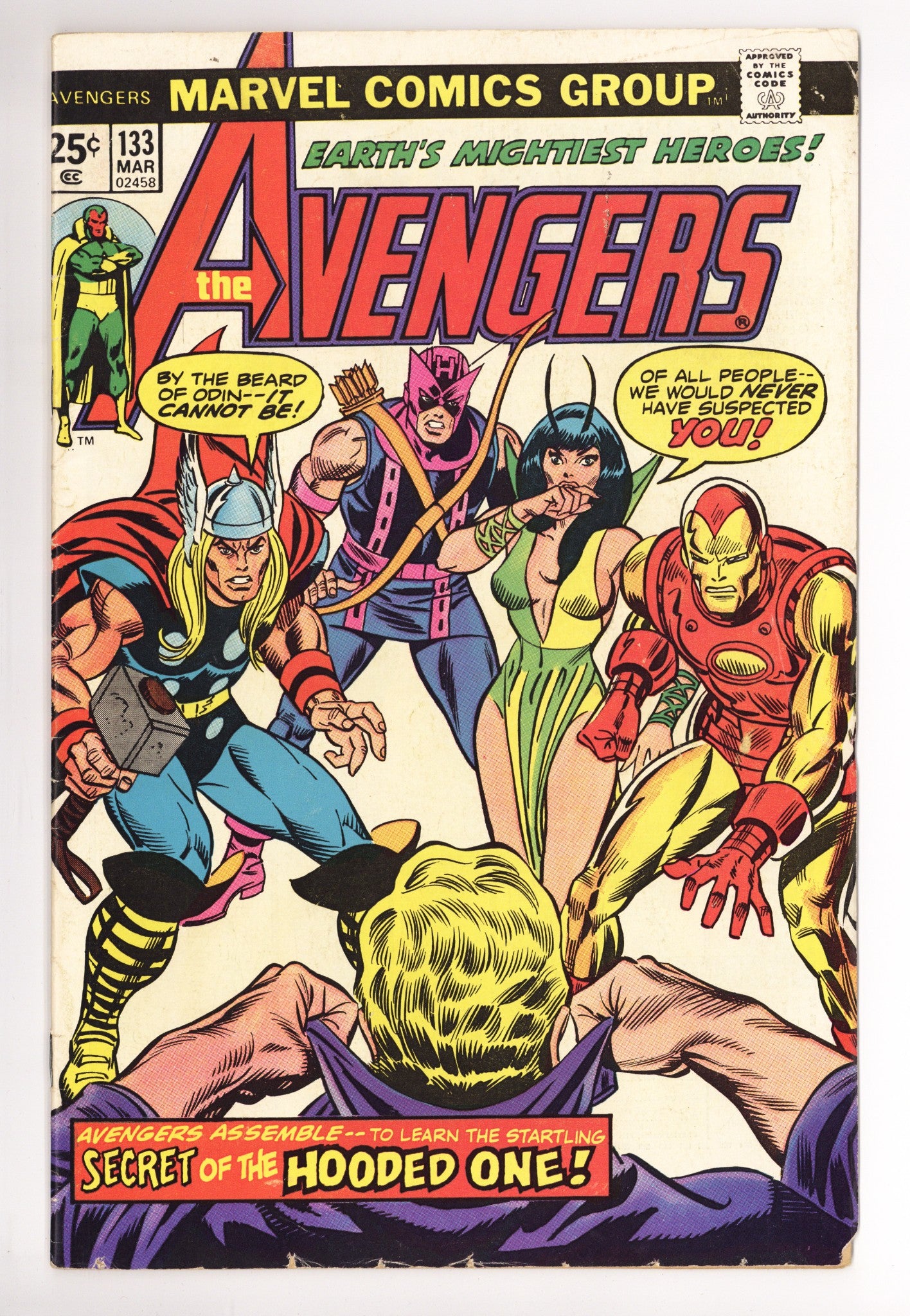 The Avengers Vol 1 133 VG (4.0) (1975) 