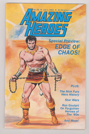 Amazing Heroes 26 Mid Grade (1983) 