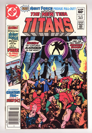 The New Teen Titans Vol 1 21 Mid Grade (1982) Newsstand
