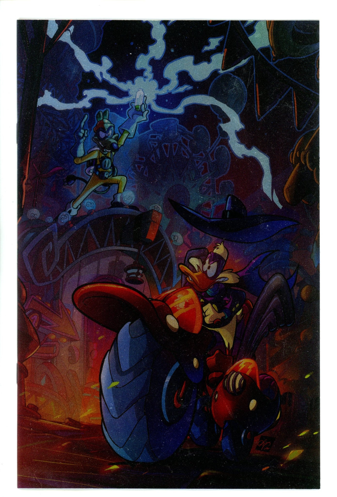 Darkwing Duck 1 Cangialosi Foil Virgin Incentive Variant NM- (2025)