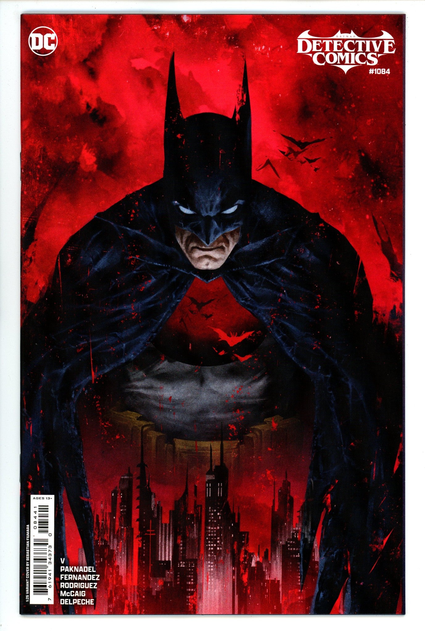Detective Comics Vol 3 1084 Fiumara Incentive Variant NM (2024)