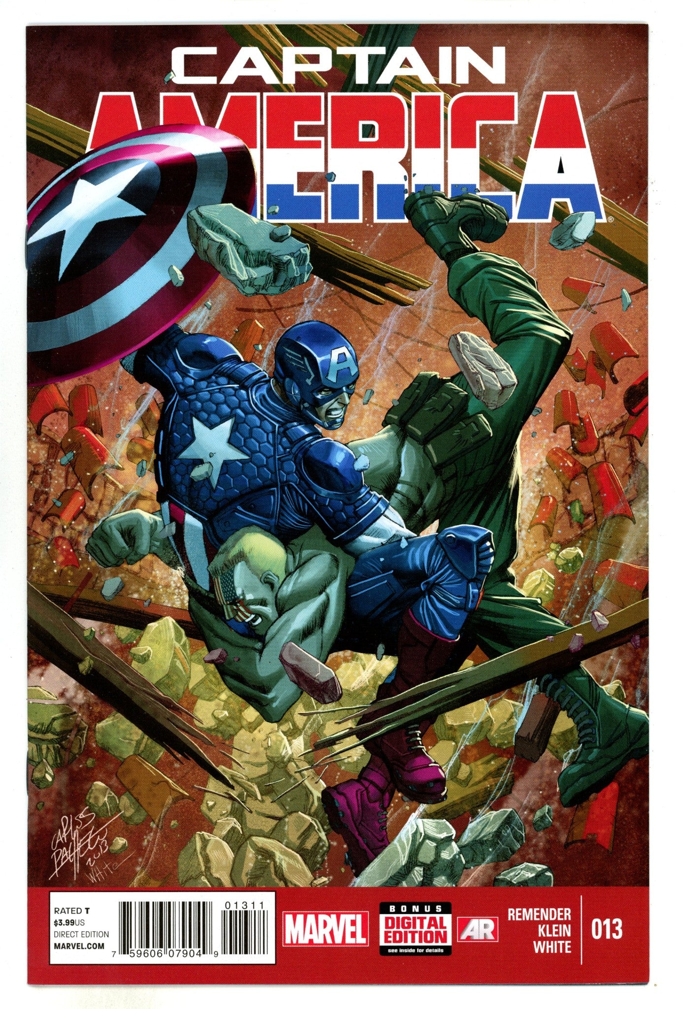 Captain America Vol 7 13 High Grade (2014) 