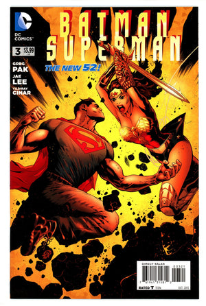 Batman / Superman 3 NM- (9.2) (2013) Gleason Variant