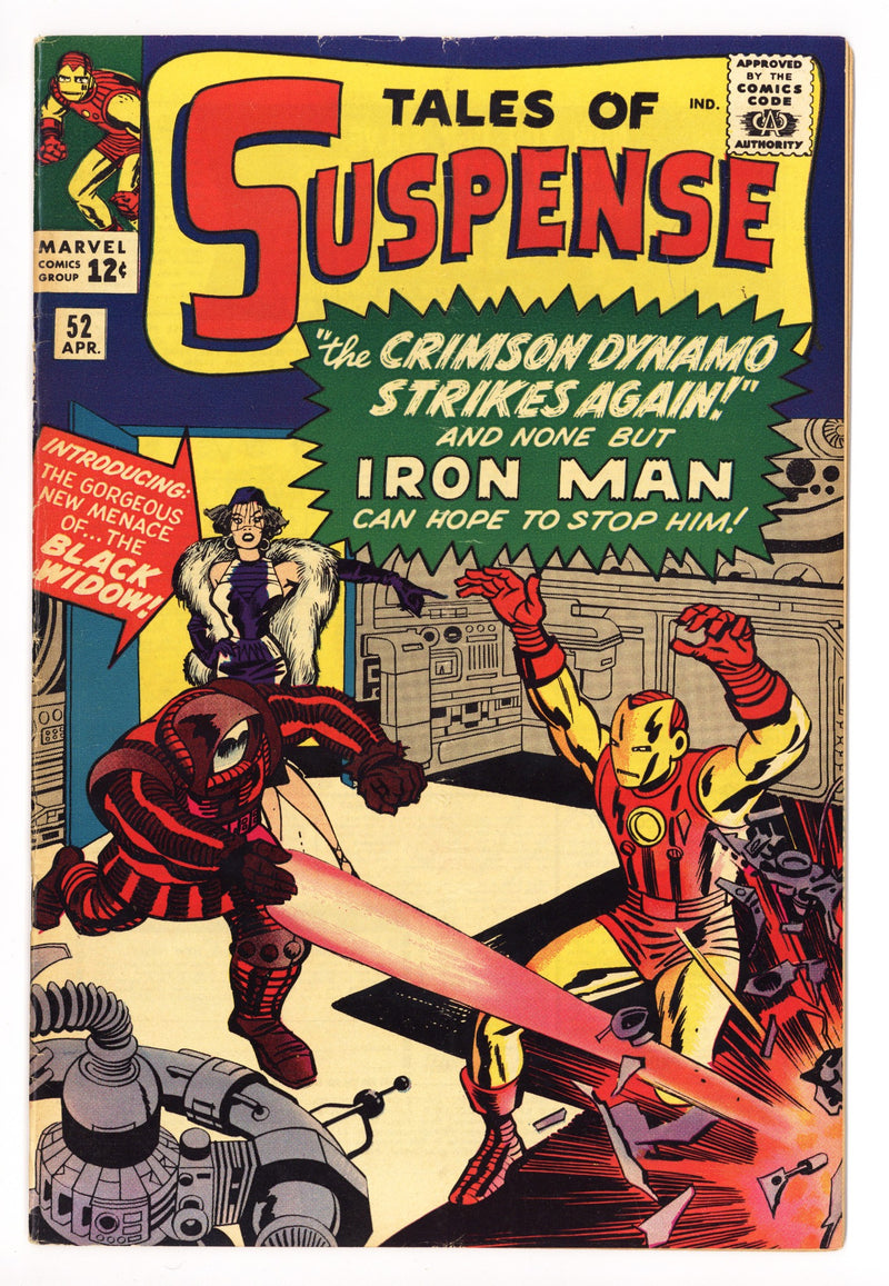 Tales of Suspense Vol 1 52 VG+ (4.5) Subscription Crease (1964) 