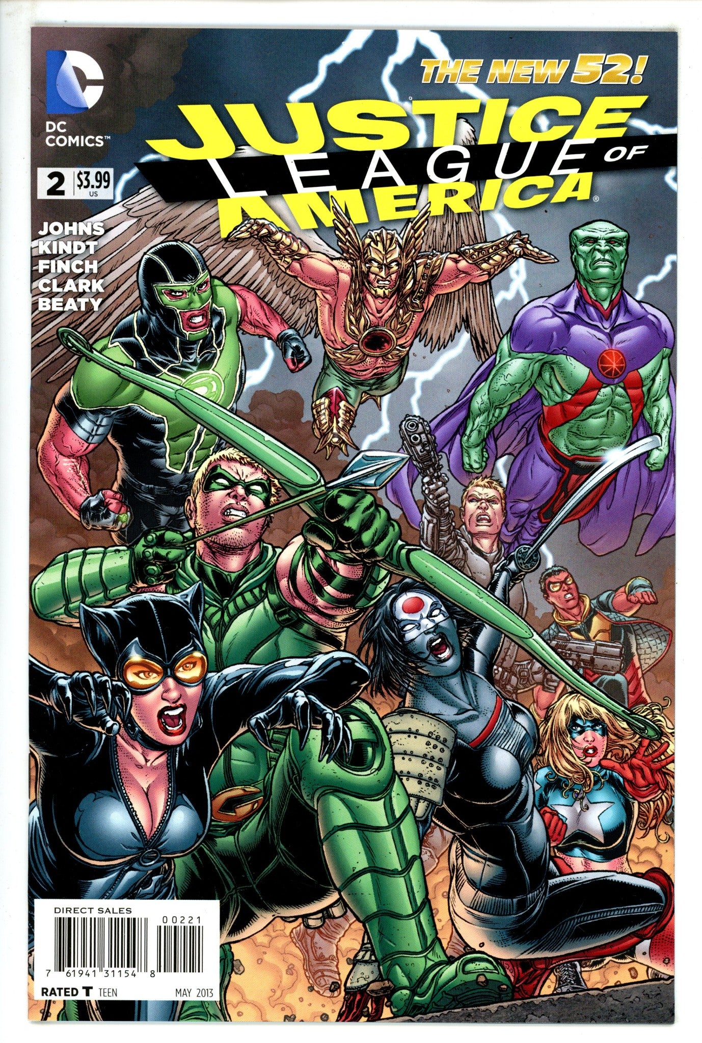 Justice League of America Vol 3 2High Grade(2013) RypVariant