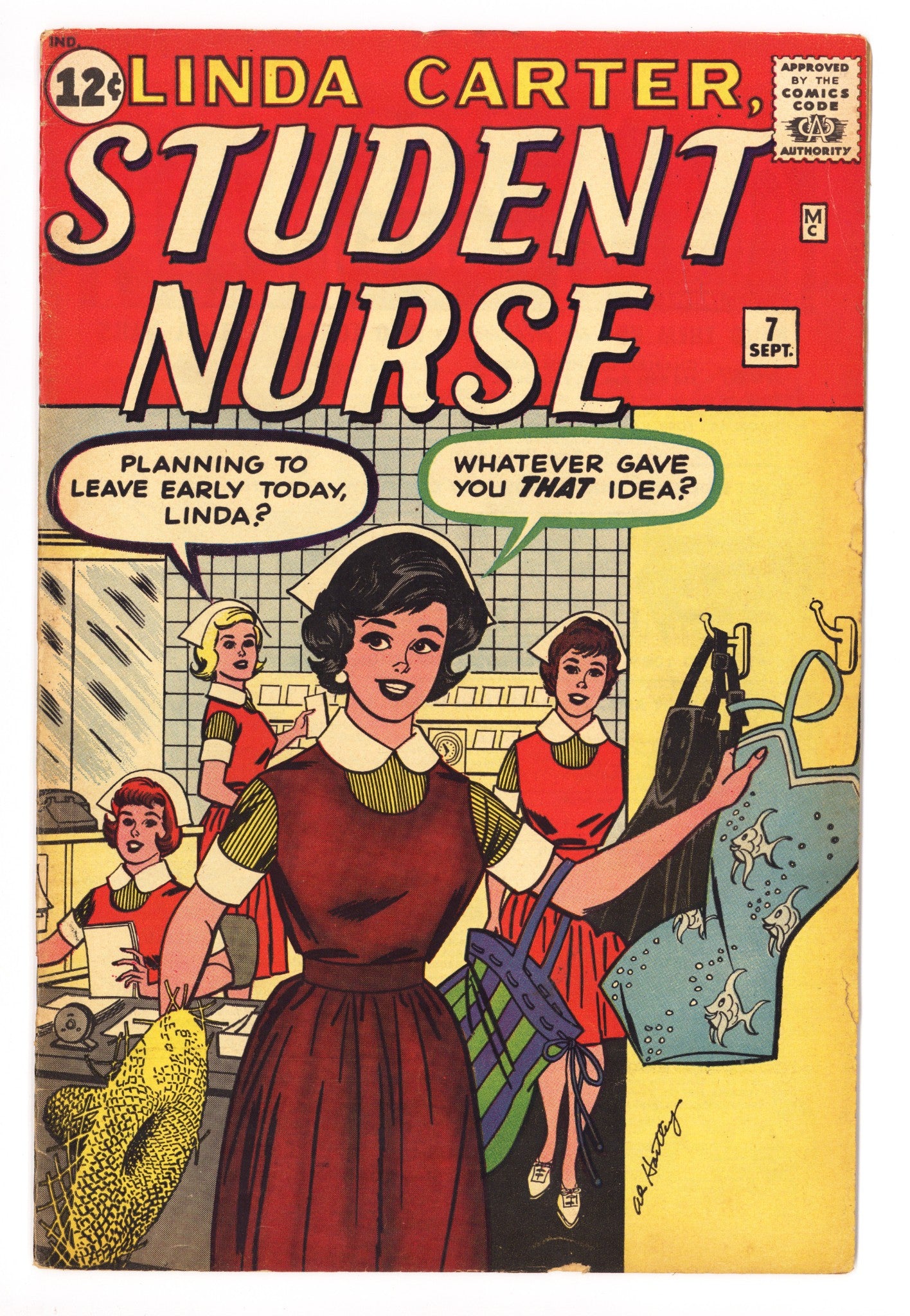 Linda Carter, Student Nurse 7 FN (6.0) (1962) 