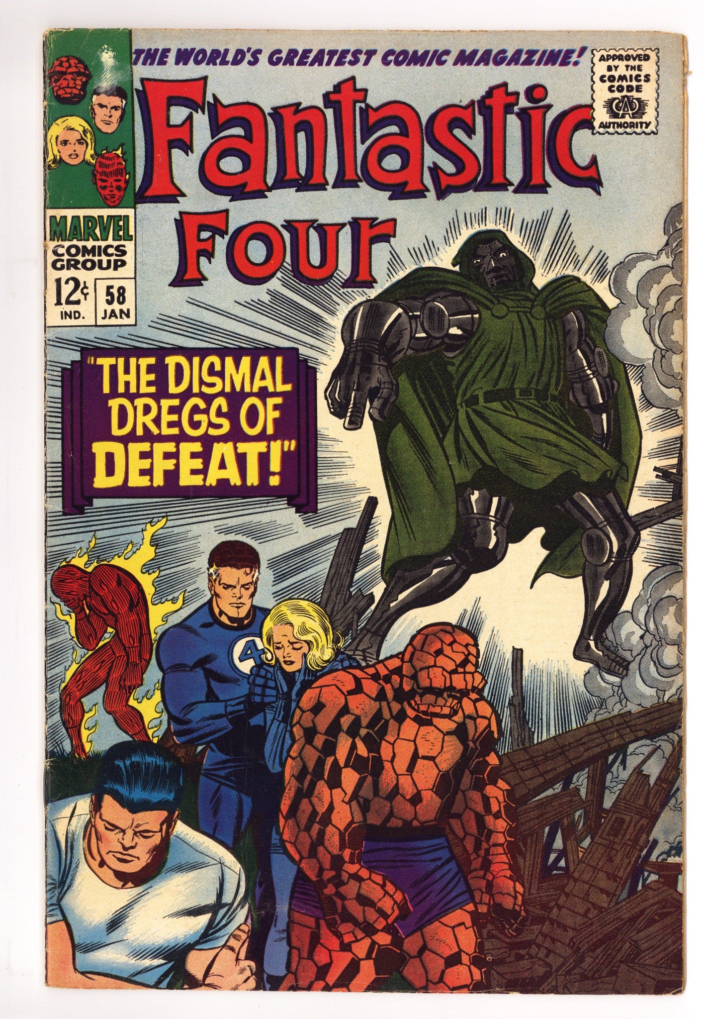 Fantastic Four Vol 1 58 VG+ (4.5) (1967) 