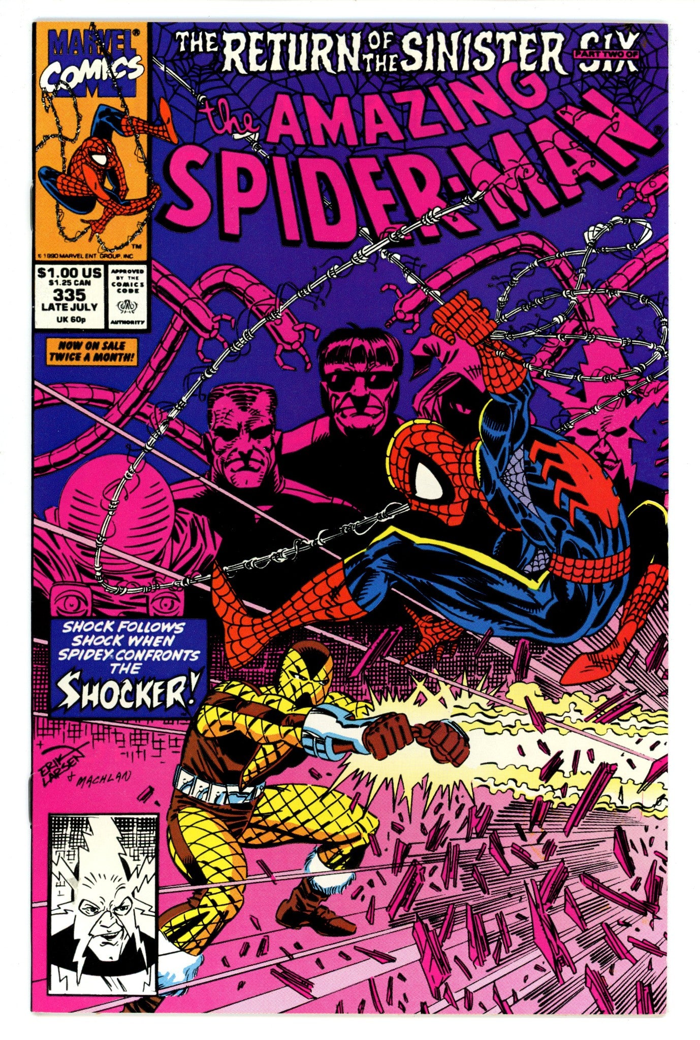 The Amazing Spider-Man Vol 1 335 VF+ (8.5) (1990) 