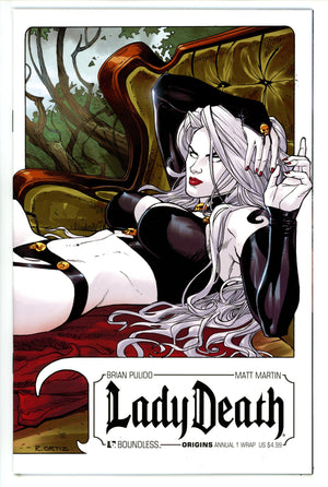 Lady Death Origins Annual 1 NM (9.4) (2011) Ortiz Variant