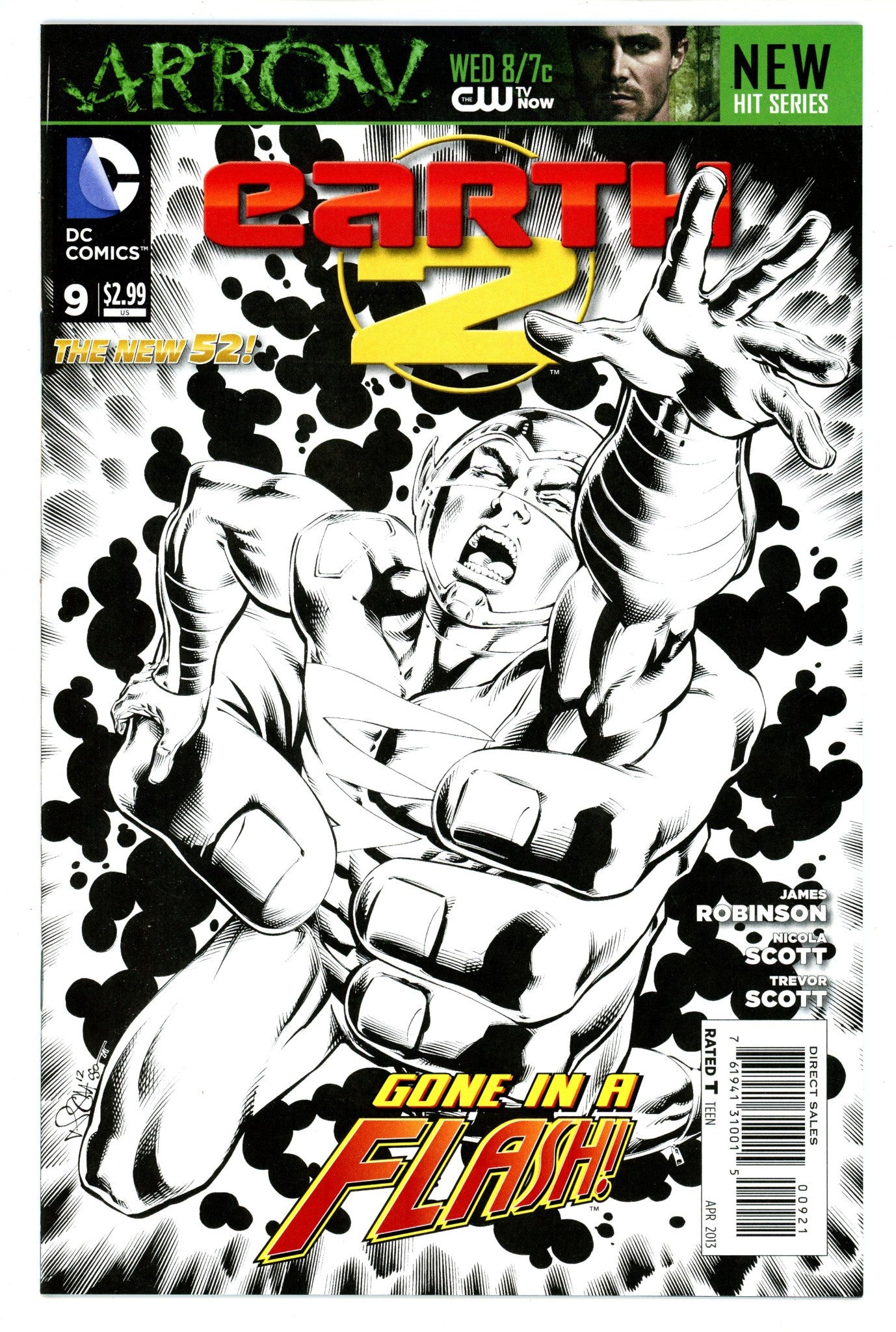 Earth 2 9 High Grade (2013) Scott B&W Incentive Variant 