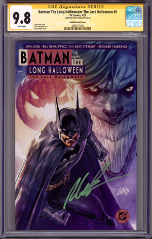 Batman the Long Halloween: The Last Halloween 5 CGC 9.8 (NM/M) (2025) Liefeld Variant Signed x1 Cover Rob Liefeld