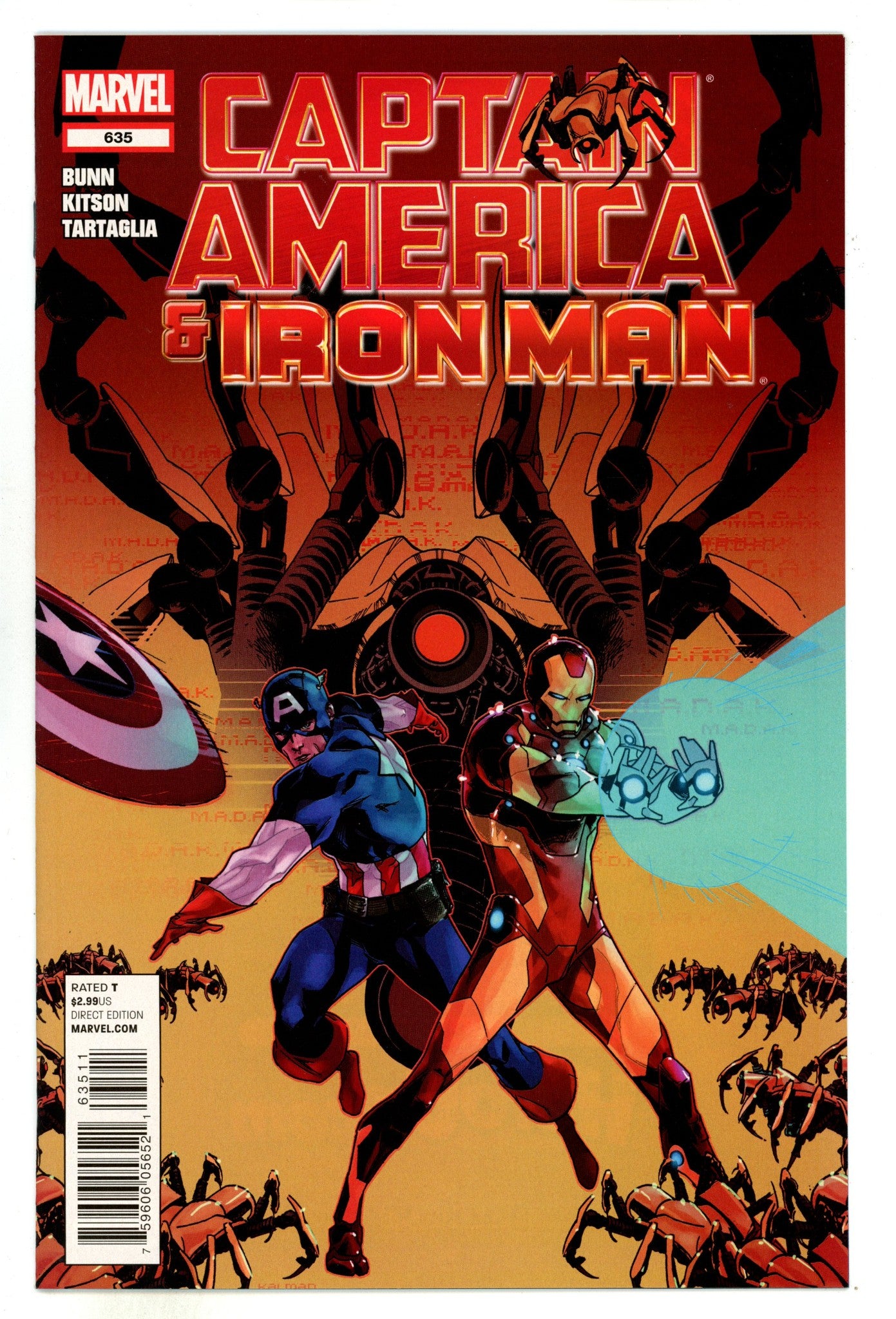 Captain America and Iron Man 635 High Grade (2012) 