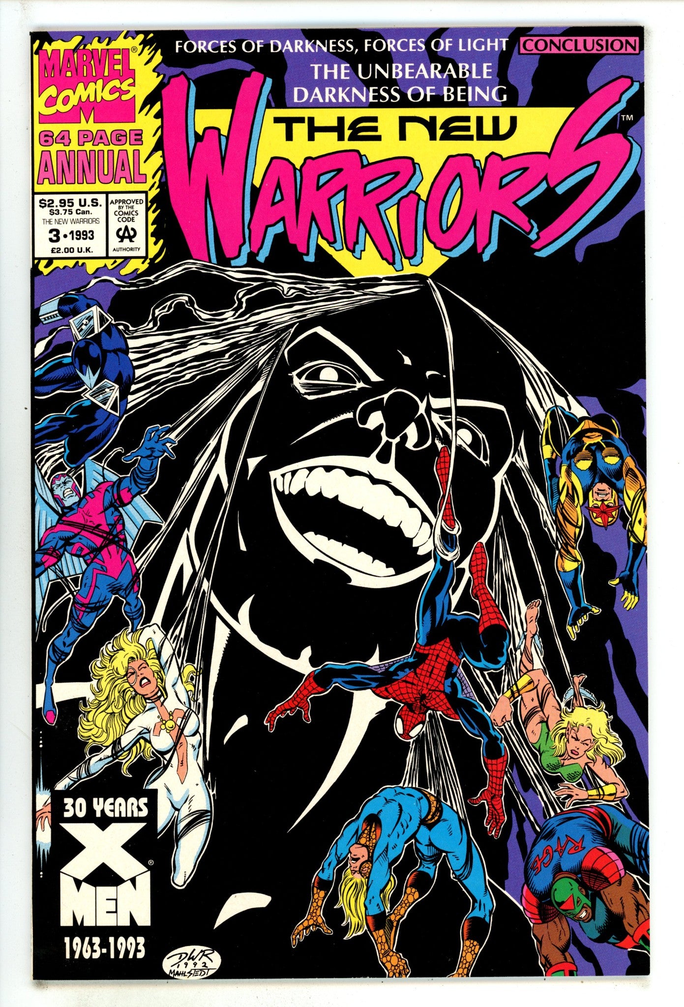 The New Warriors Annual Vol 1 3 High Grade (1993) 