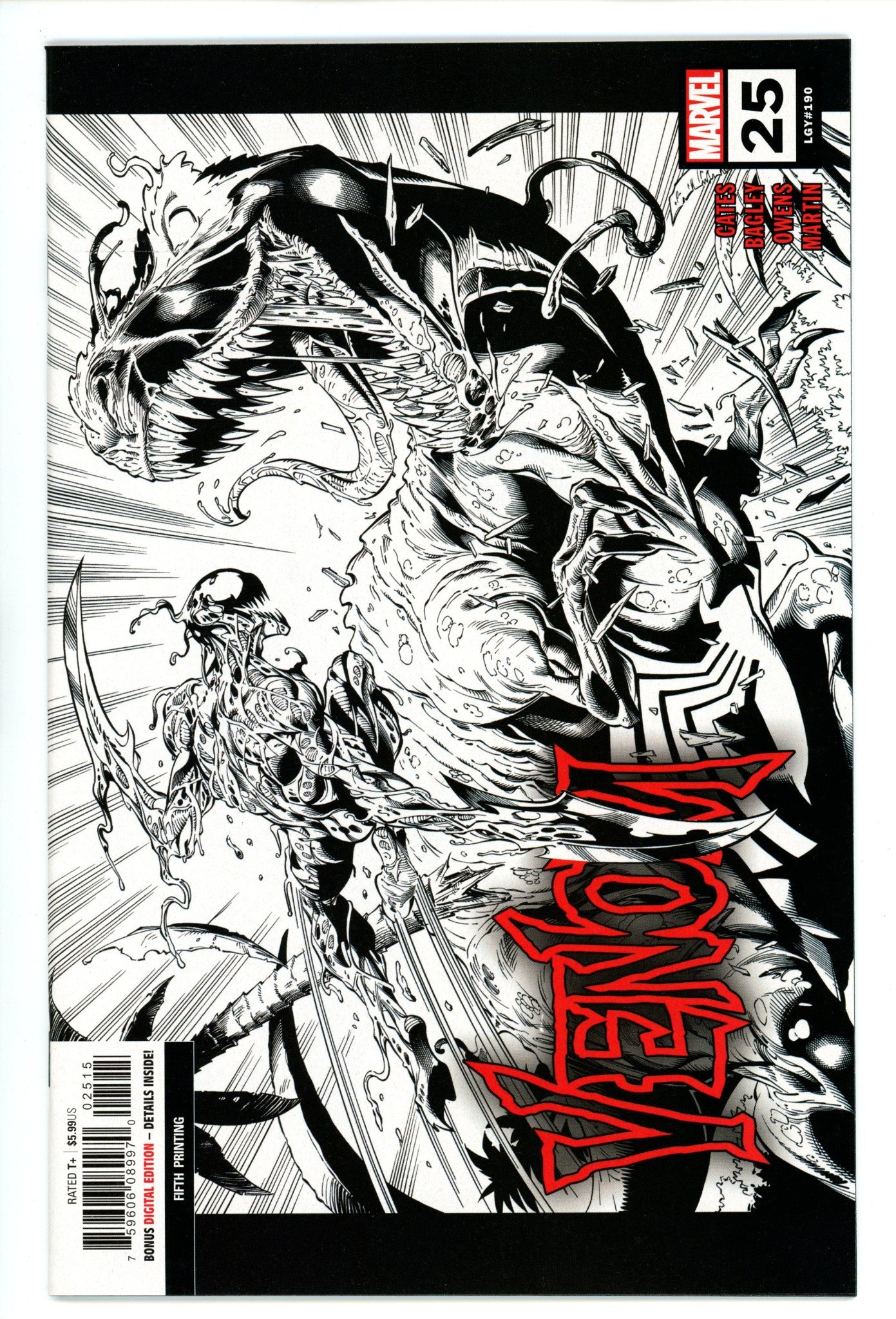 Venom Vol 4 25 (190) High Grade (2021) 5th Print 