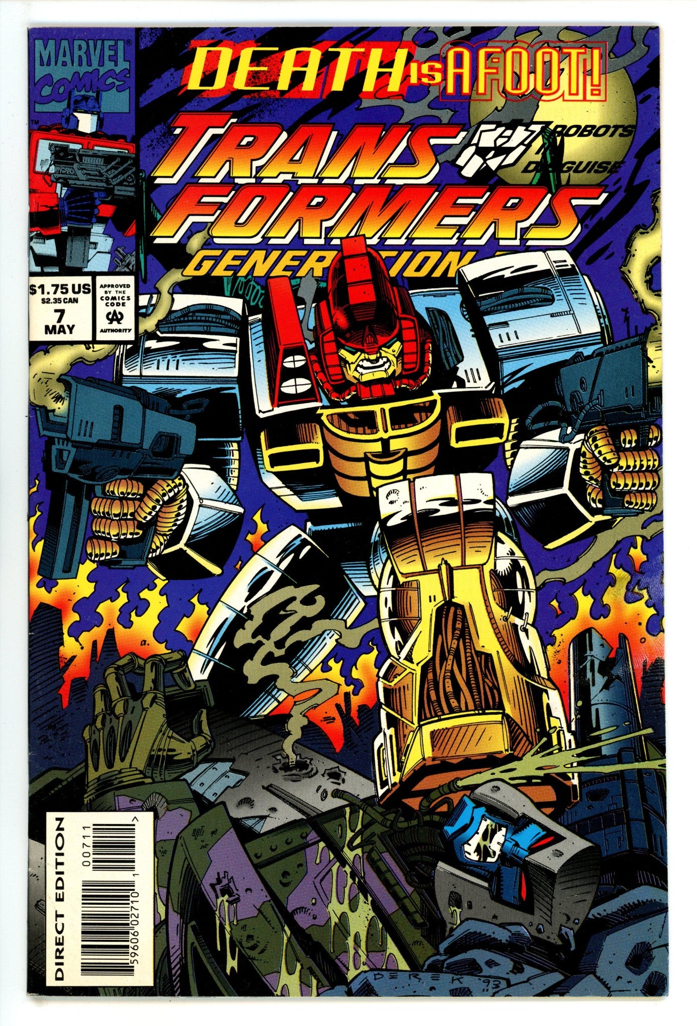 Transformers: Generation 2 7 VF (8.0) (1994) 