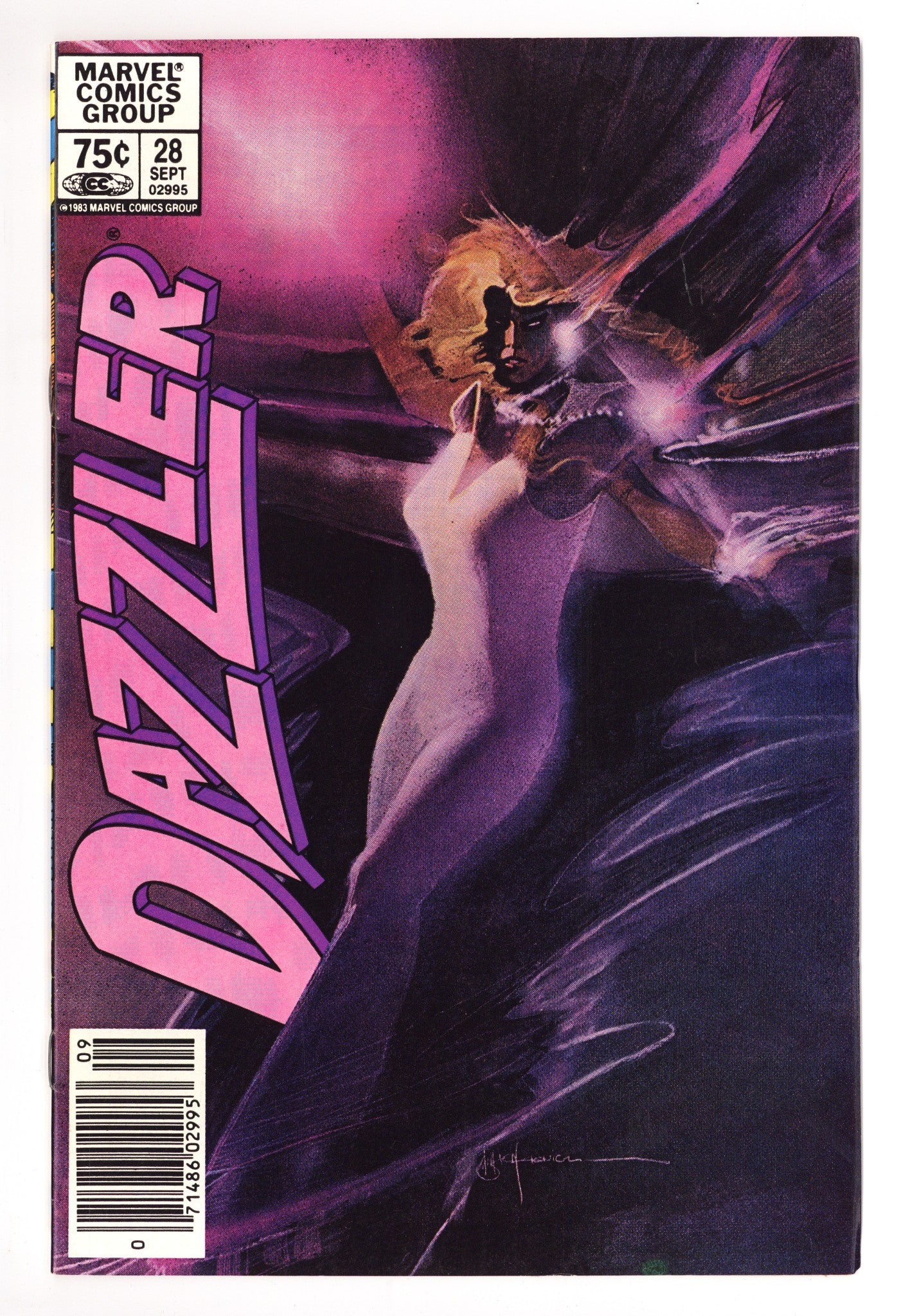 Dazzler Vol 1 28 Mid Grade (1983) Canadian Price Variant 