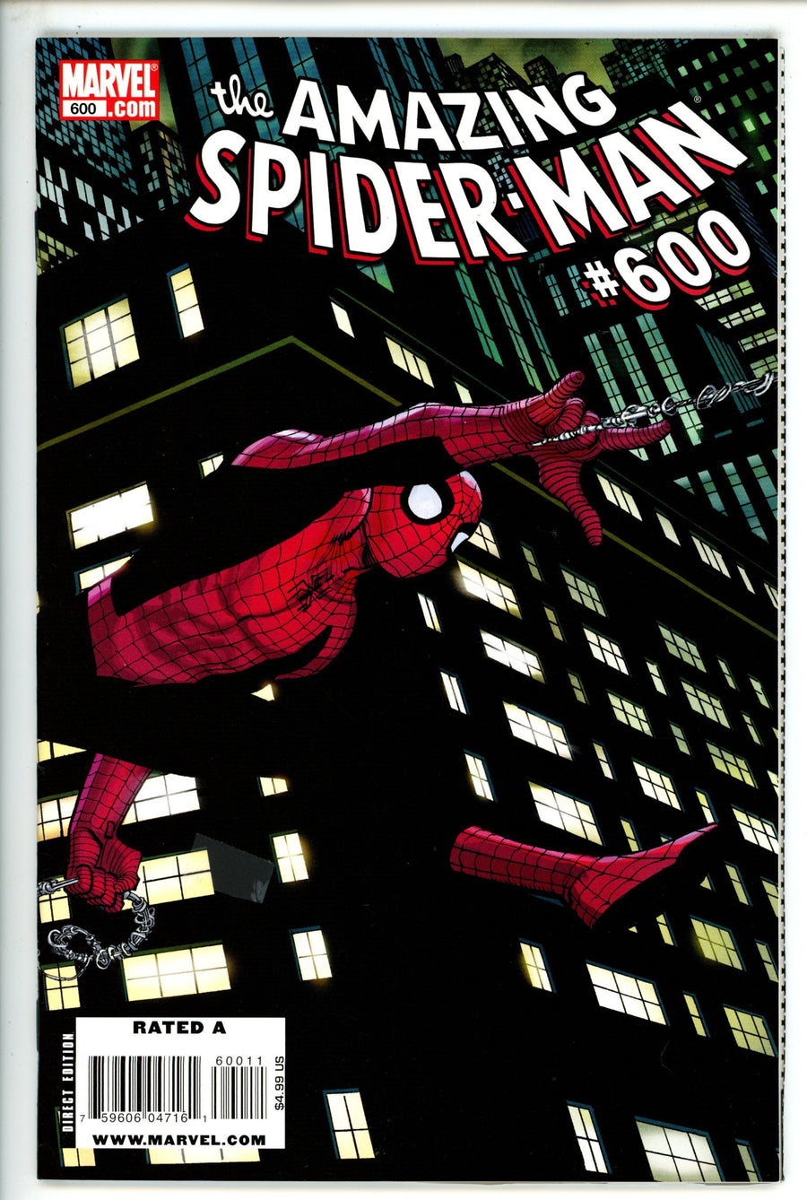 The Amazing Spider-Man Vol 2 600 Jr. Wraparound Variant VF- (2009)