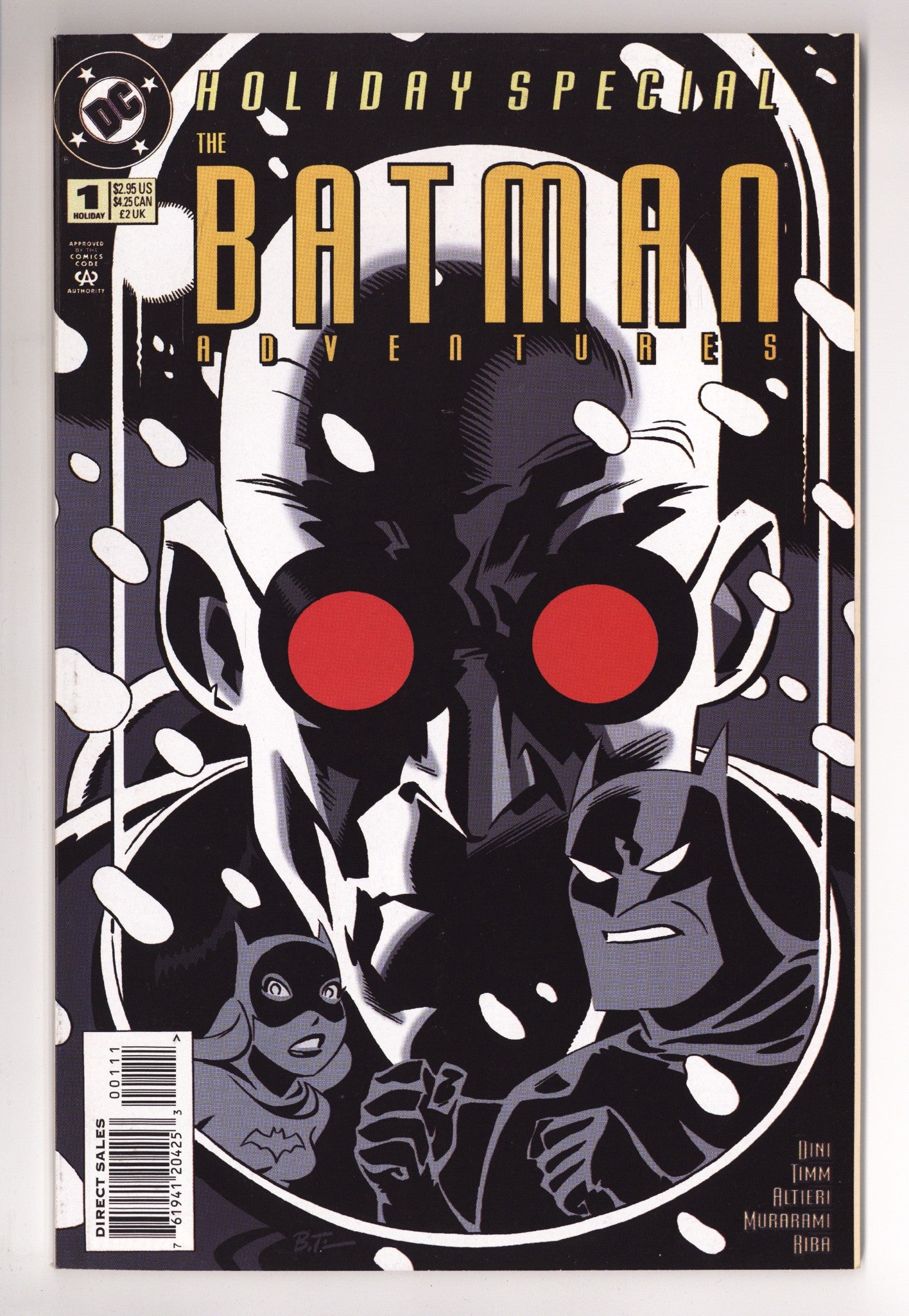 The Batman Adventures Holiday Special 1 VF+ (8.5) (1995) 
