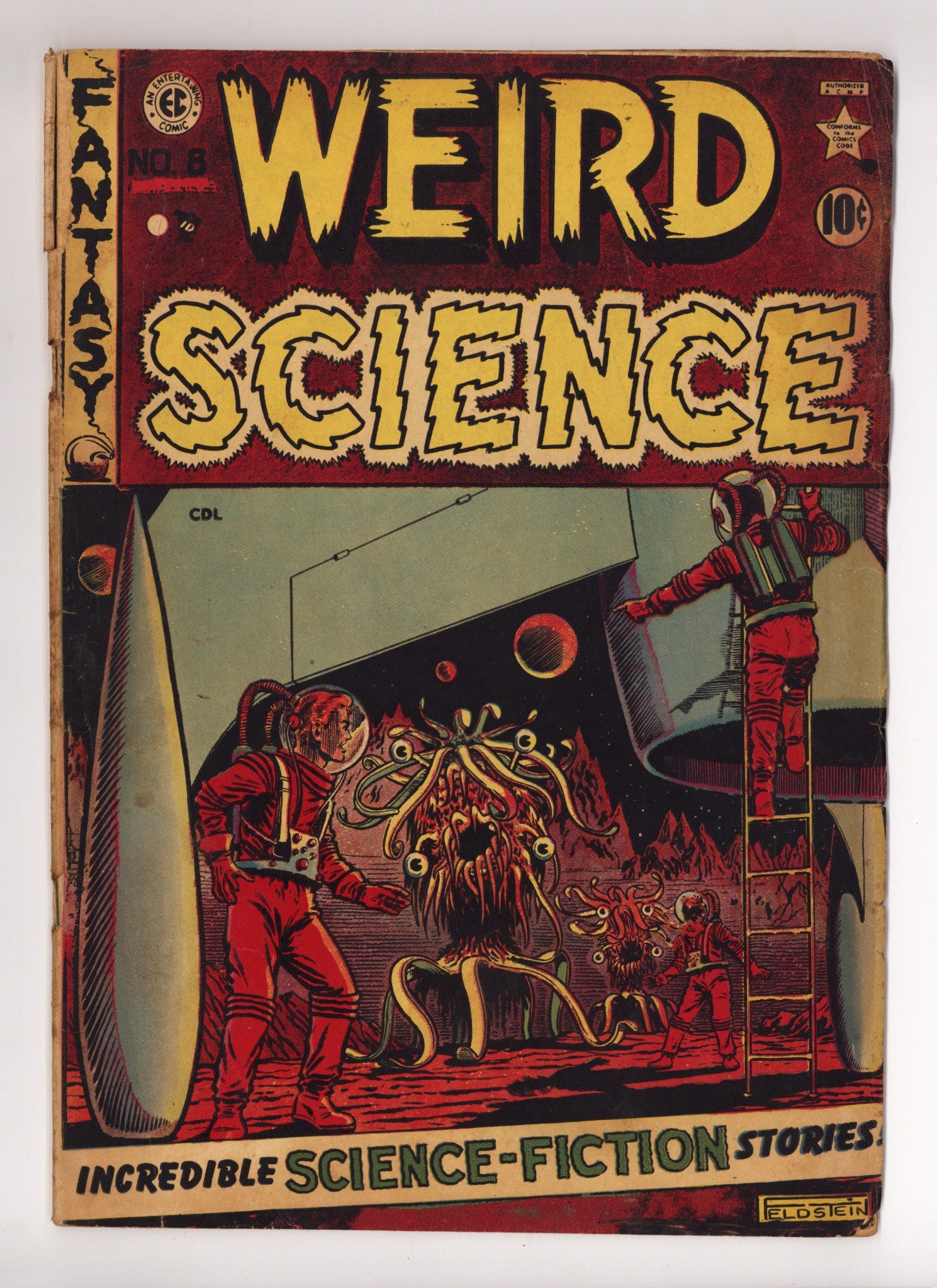 Weird Science Vol 1 8 GD/VG (3.0) (1951) Canadian Edition 