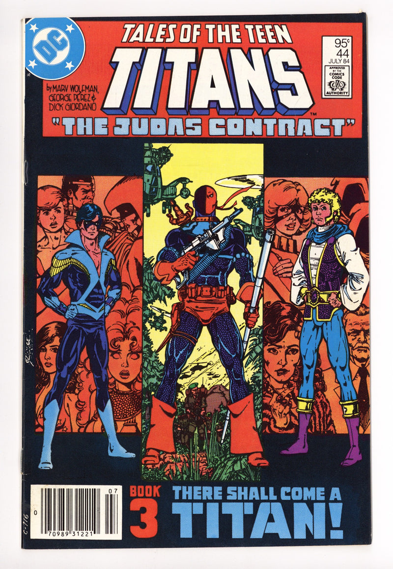 Tales of the Teen Titans 44 VF- (7.5) (1984) Canadian Price Variant 
