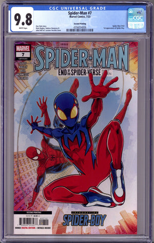 Spider-Man Vol 4 7 (163) CGC 9.8 (NM/M) (2023) 2nd Print