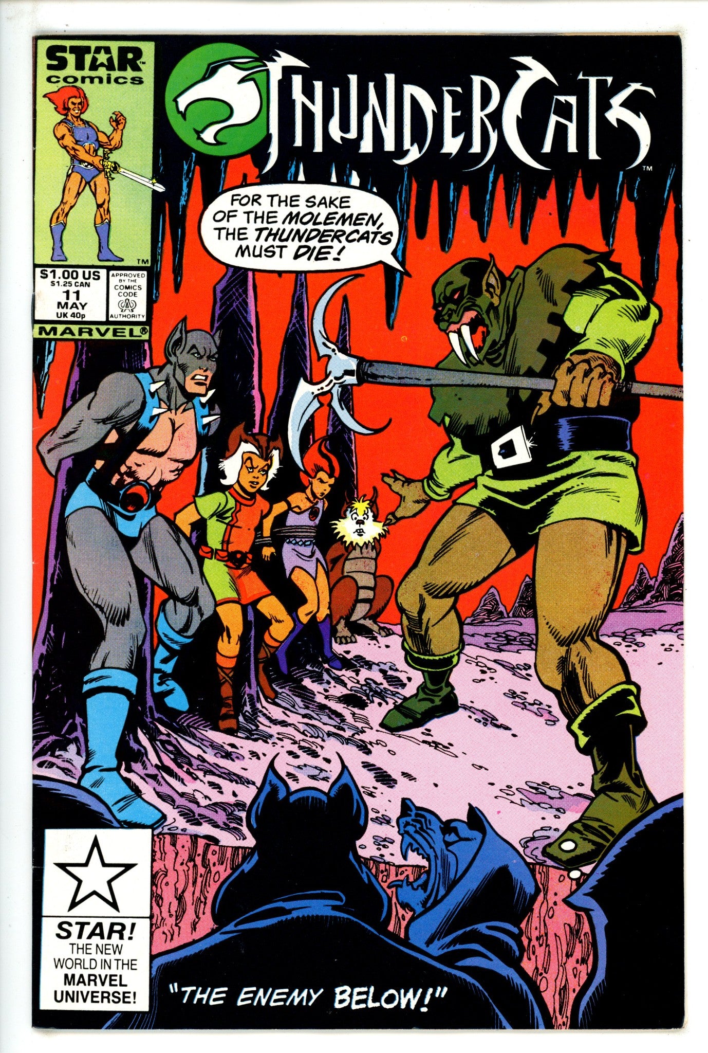 Thundercats 11 VF- (7.5) (1987) 