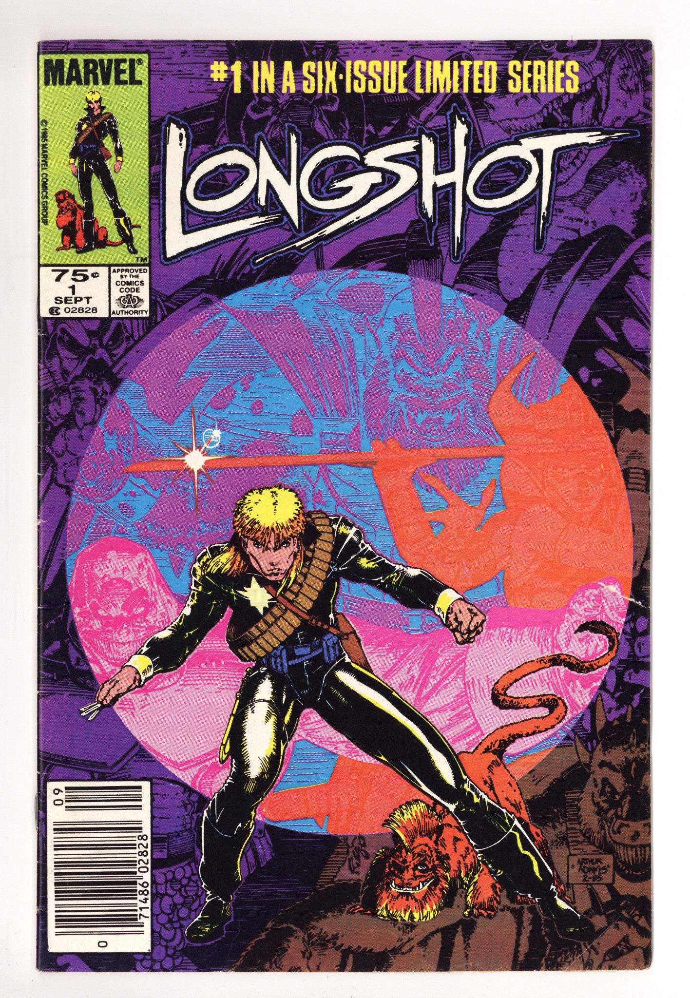 Longshot Vol 1 1 VG/FN (5.0) (1985) Canadian Price Variant 