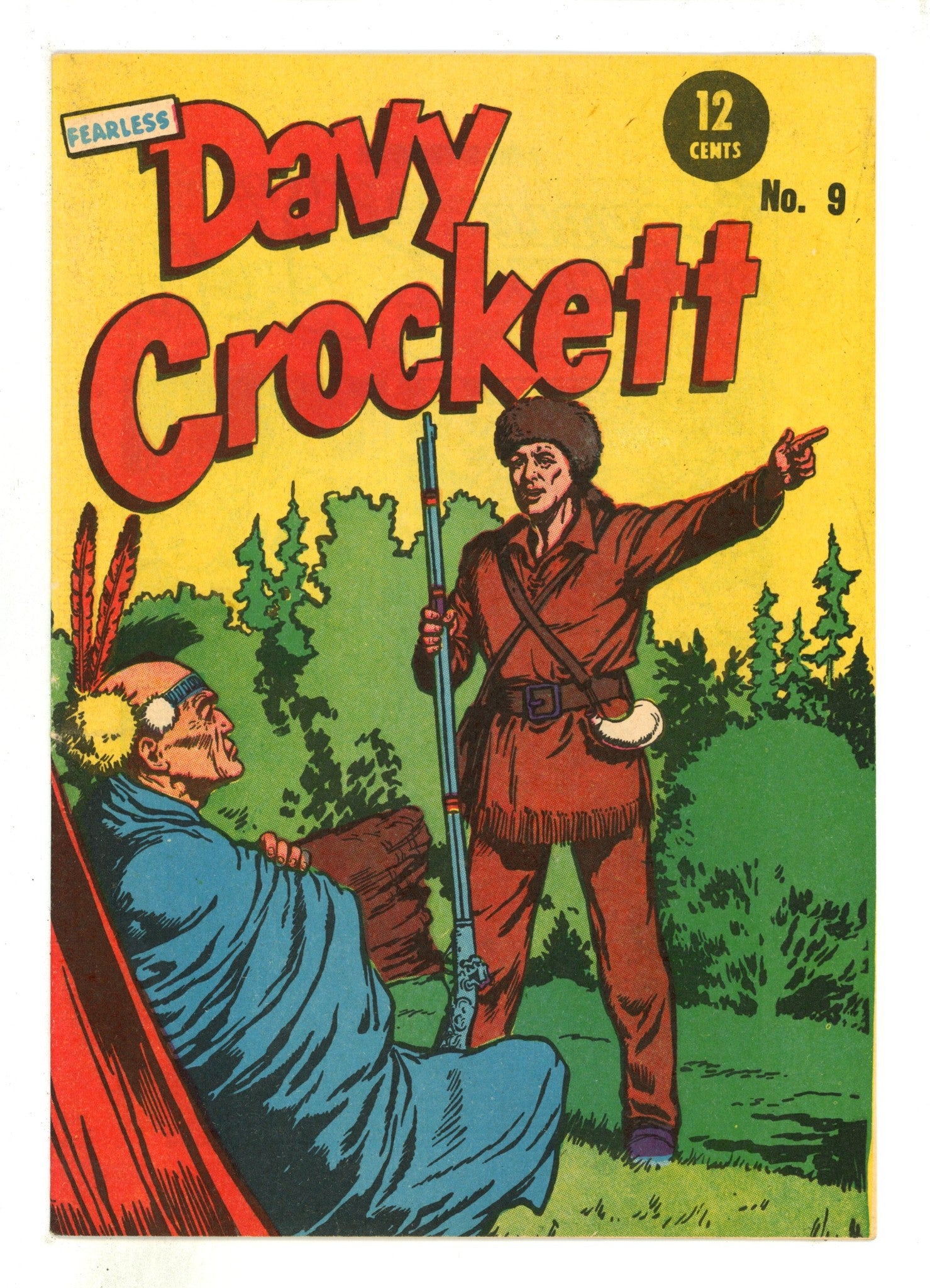 Fearless Davy Crockett 9 VG+ (4.5) (1969) 