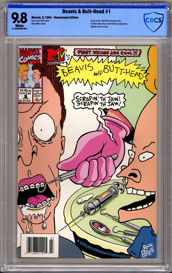 Beavis & Butt-Head 1 CBCS 9.8 (NM/M) (1994) Newsstand