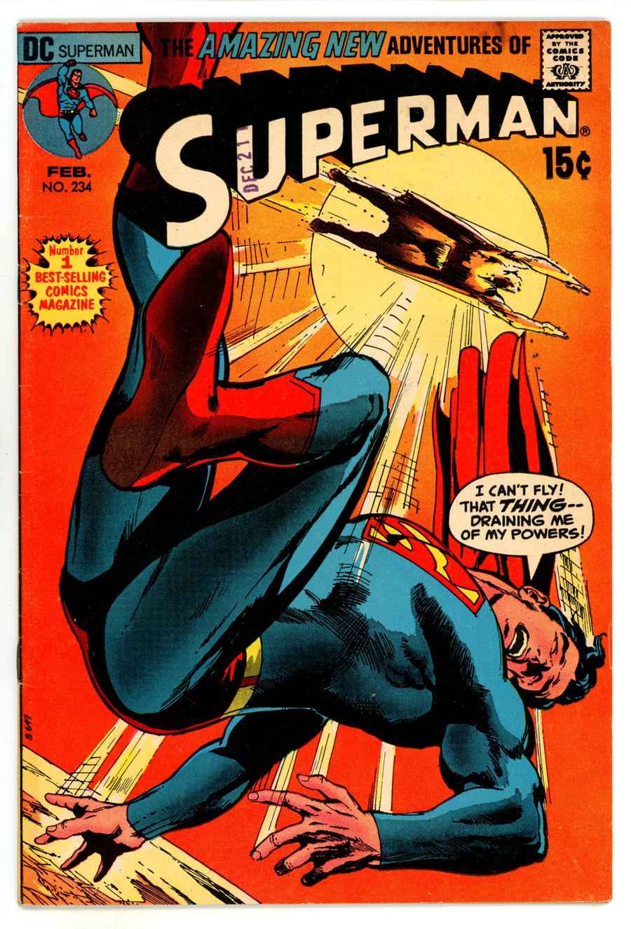 Superman Vol 1 234 FN- (5.5) (1971) 