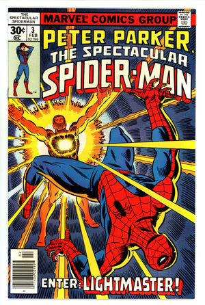 The Spectacular Spider-Man Vol 1 3 VF+ (8.5) (1977)