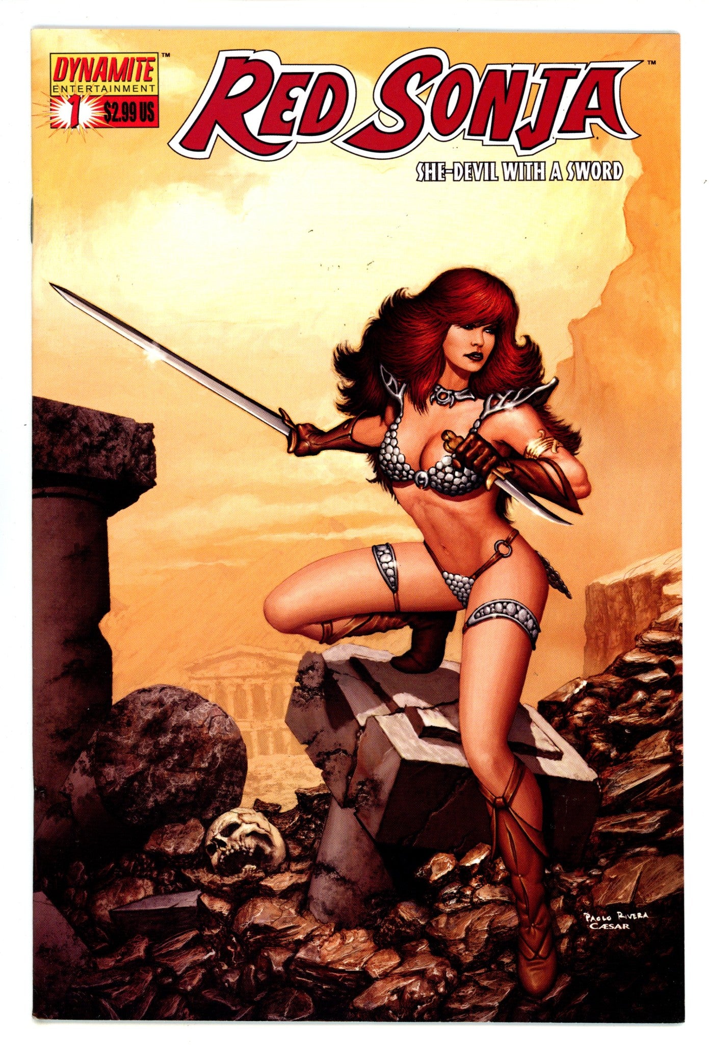 Red Sonja Vol 1 1 High Grade (2005) Rivera Variant 