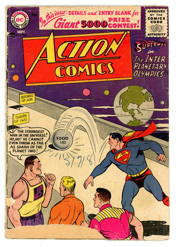 Action Comics Vol 1 220 GD (2.0) (1956)