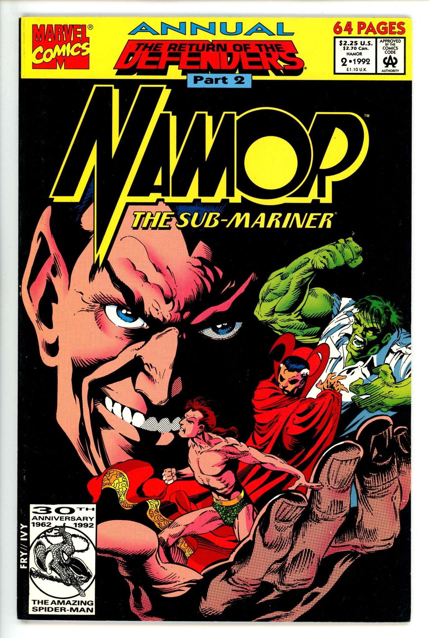 Namor, the Sub-Mariner Annual 2 (1992)