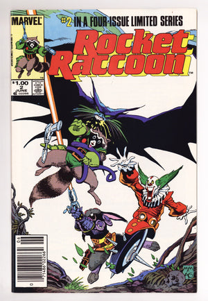 Rocket Raccoon Vol 1 2 VF/NM (9.0) (1985) Canadian Price Variant